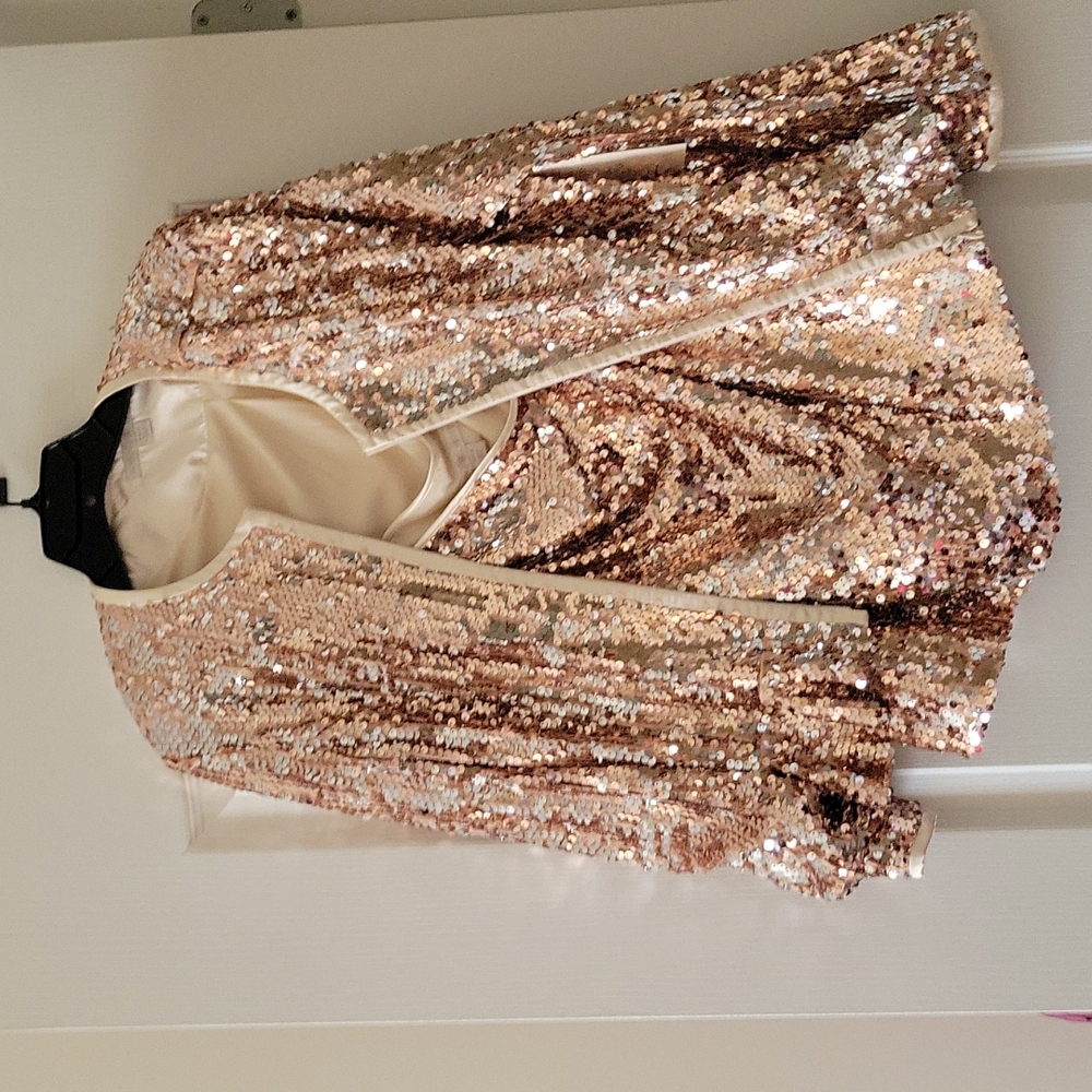 Sequin Jacket w/ cami